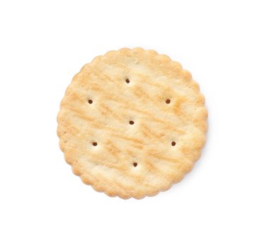 Beyaz manzaralı, çıtır çıtır bir kraker. Lezzetli yemek.