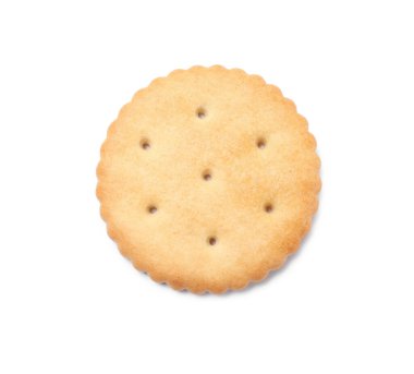 Beyaz manzaralı, çıtır çıtır bir kraker. Lezzetli yemek.