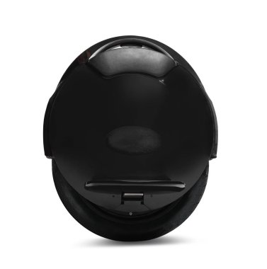 Beyazda izole edilmiş bir elektrikli tek tekerlekli bisiklet. Ekolojik Taşıma