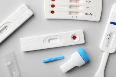 Işık arkaplanı, düz yatış üzerinde farklı kullan at ekspres testler