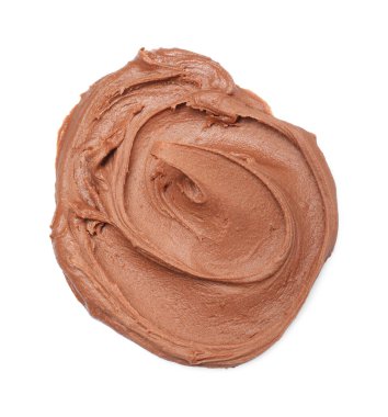 Beyaz manzaralı, lezzetli fındık ezmesi örneği.