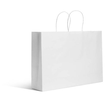 Tek bir kese kağıdı ve beyaz sapları var.