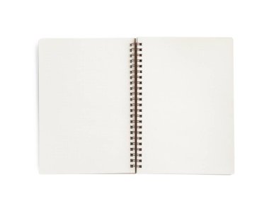 Üst görünümde izole edilmiş bir defter