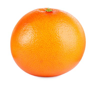 Taze olgun greyfurt beyaza izole edilmiş. Citrus meyvesi.