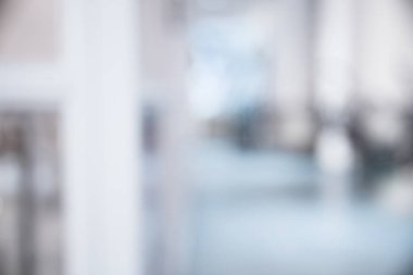 Ofis içi. Rahat çalışma alanının bulanık görünümü