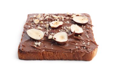 Lezzetli fındık ezmeli ve fındıklı tost.