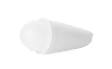 Bir rulo deodorant beyazda izole edilmiş. Kişisel bakım ürünü