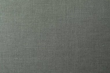 Arkaplan olarak gri kumaşın dokusu, üst görünüm