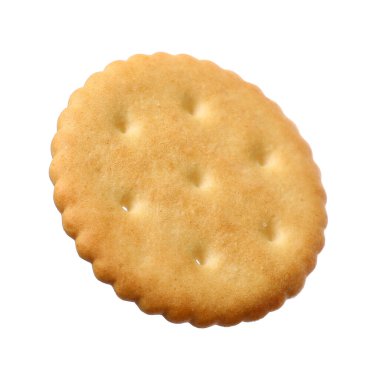 Lezzetli gevrek beyaz kraker.