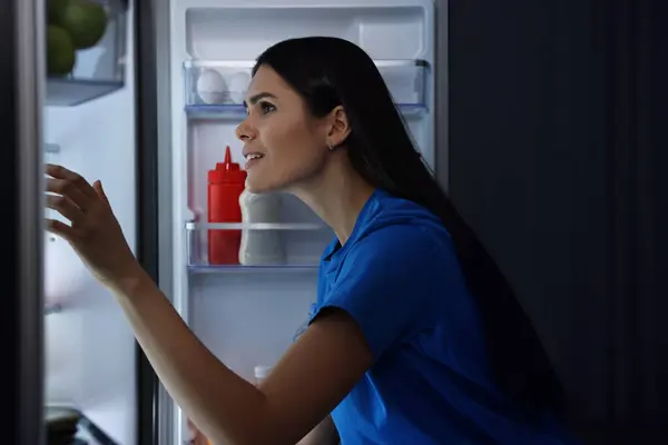 냉장고를 — 스톡 사진
