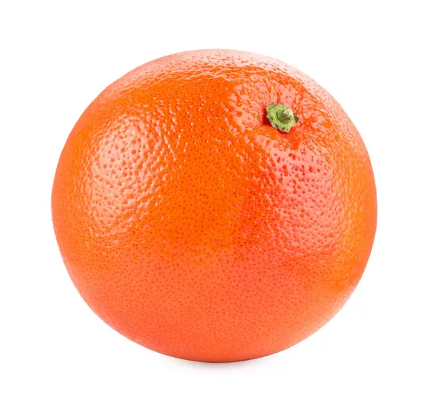 Taze olgun greyfurt beyaza izole edilmiş. Citrus meyvesi.
