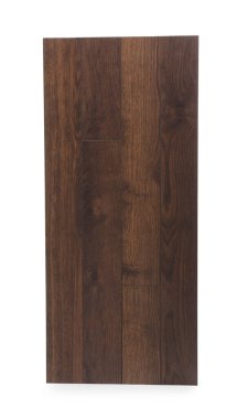 Beyazda izole edilmiş ahşap döşeme örneği