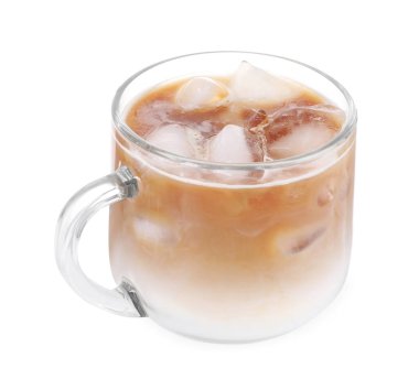 Bir fincan taze buzlu kahve.