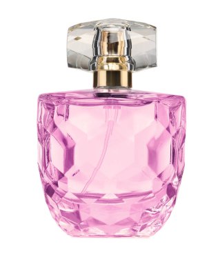 Beyaz şişedeki lüks parfüm.