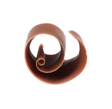 Bir lezzetli çikolata yalıtılmış beyazda