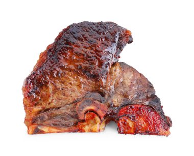 Beyaz manzaralı, nefis ızgara et.