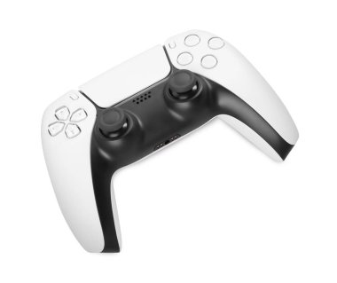 Üst görünümde izole edilmiş bir kablosuz oyun denetleyici