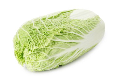 Taze taze Çin lahanası beyaza izole edilmiş.