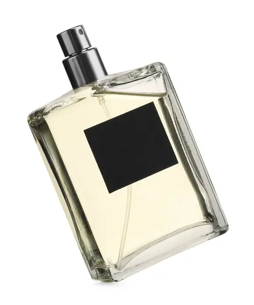 Luksusowe Perfumy Butelce Odizolowanej Biało — Zdjęcie stockowe