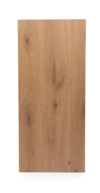 Beyazda izole edilmiş ahşap döşeme örneği