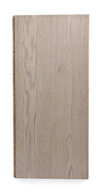 Beyazda izole edilmiş ahşap döşeme örneği