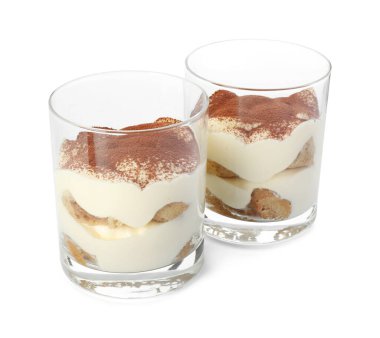 Beyaz gözlüklü nefis tiramisu.