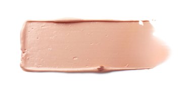 Pembe düzeltme kapatıcı darbesi beyaz, üst görünümde izole