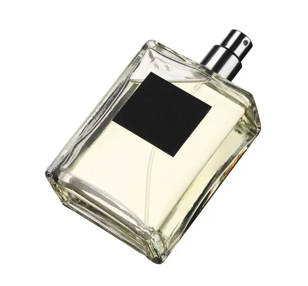 Luxus Parfüm Palack Elszigetelt Fehér — Stock Fotó