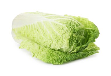 Taze taze Çin lahanası beyaza izole edilmiş.