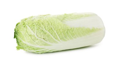 Taze taze Çin lahanası beyaza izole edilmiş.