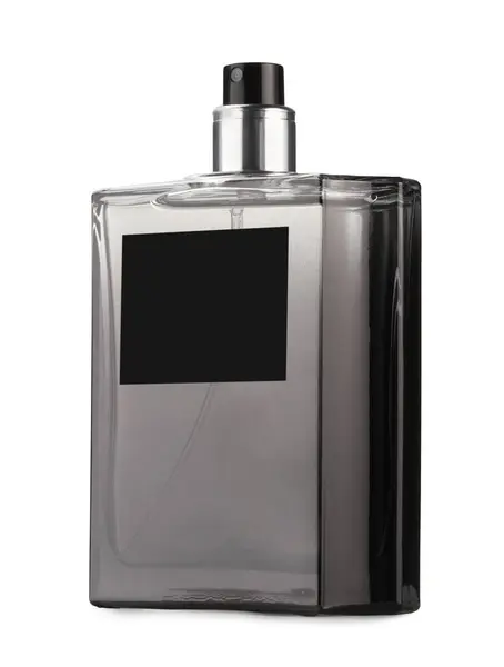 Perfume Masculino Luxo Garrafa Isolado Branco — Fotografia de Stock
