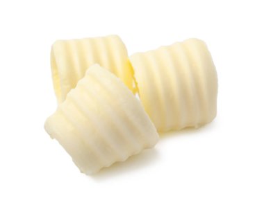 Beyaz tenli üç lezzetli bukleli yağ.