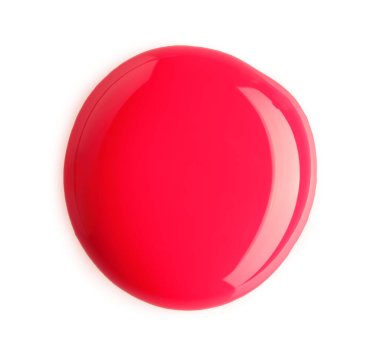 Beyaz manzaralı, pembe oje örneği.