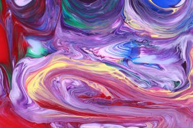 Arkaplan ve üst görünüm olarak farklı renk ojelerini karıştır