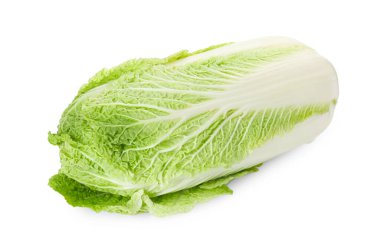 Taze taze Çin lahanası beyaza izole edilmiş.