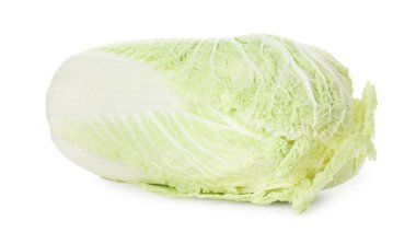 Taze taze Çin lahanası beyaza izole edilmiş.