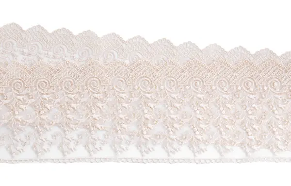 Beautiful Lace Isolated White Top View Royalty Free Stock Images
