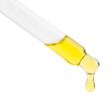 Pipetten damlayan tentür beyaza izole edildi