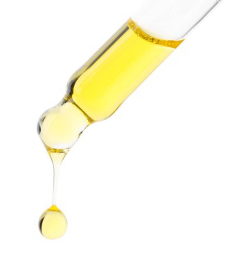 Pipetten damlayan tentür beyaza izole edildi