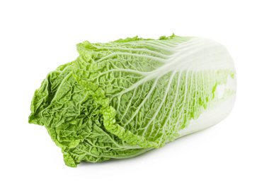 Taze taze Çin lahanası beyaza izole edilmiş.