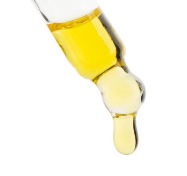 Pipetten damlayan tentür beyaza izole edildi