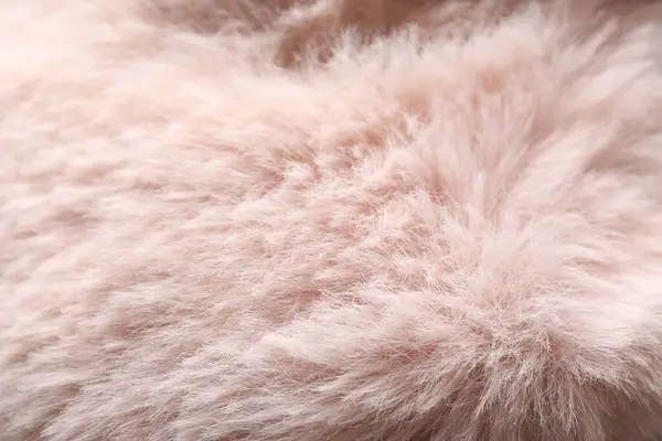 Texture Pink Faux Fur Background Closeup — Stock Photo, Image