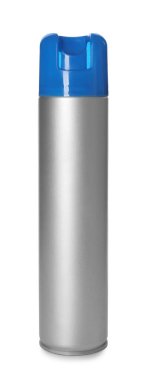 Bir şişe oda spreyi beyazda izole edilmiş.