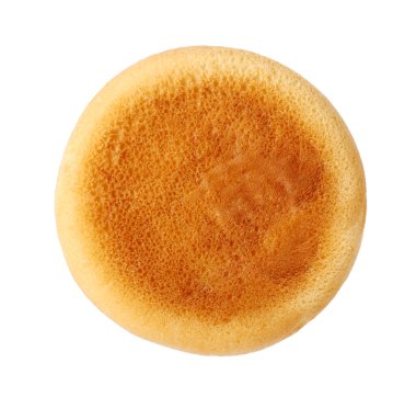 Beyaz üzerine izole edilmiş taze bir hamburger.