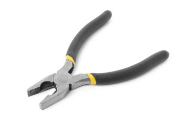 Yeni pense kombinasyonu beyaza izole edildi. Yapı aracı