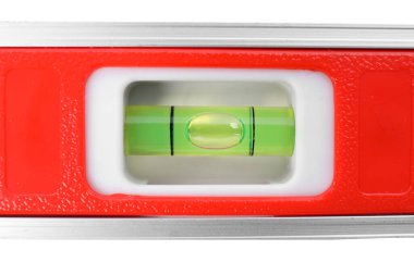 Kırmızı bina seviyesi beyazda izole edildi. Yapı aracı