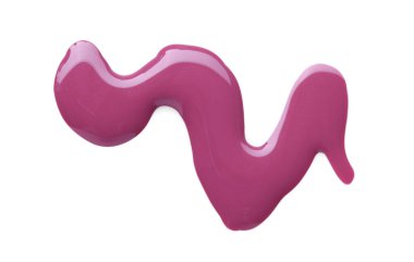 Beyaz manzaralı, pembe oje örneği.