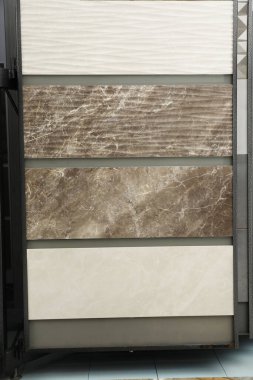 Depoda seramik renk örnekleri