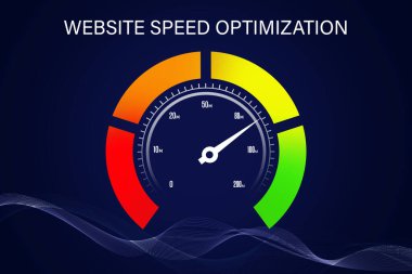 Hız göstergesi ile hız test ekranı
