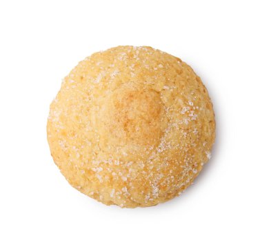 Lezzetli tatlı kurabiye, beyaz, üst manzara